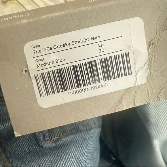 Everlane The 90's Cheeky Jean Women's 30 Blue High Rise NWT - Picture 6 of 9